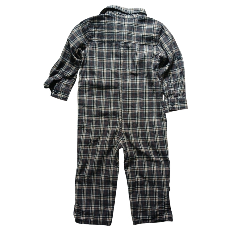 Baby GAP Baby Plaid Jumpsuit Romper 18-24 Months Cotton Lightweight - Picture 12 of 13